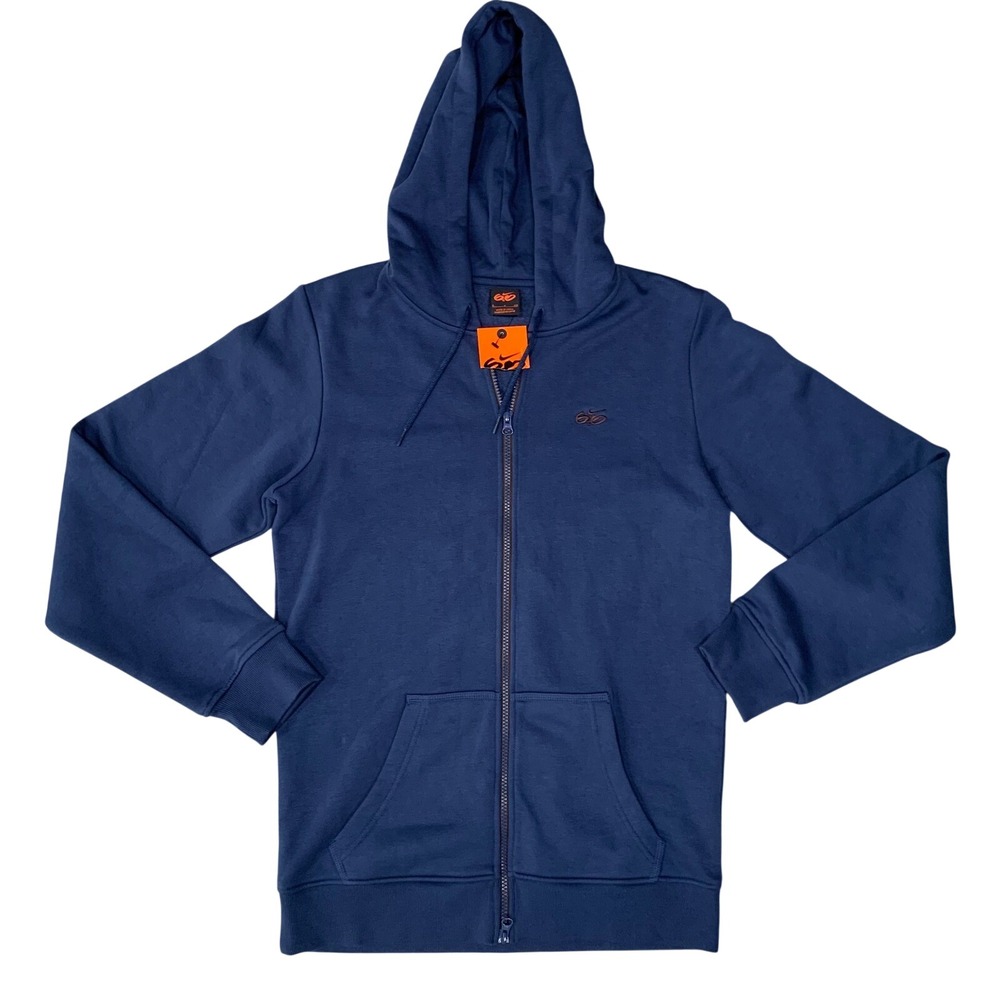 Nike 6.0 Full Zip Hoodie Men's Small Navy Blue Skateboarding Y2K Vintage NWT - Picture 1 of 11